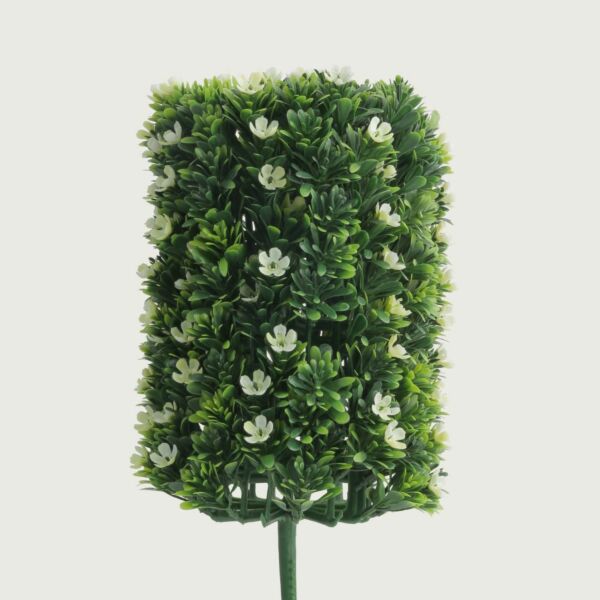 نبات صناعي اسطواني كول - اخضر - 12 قطعة