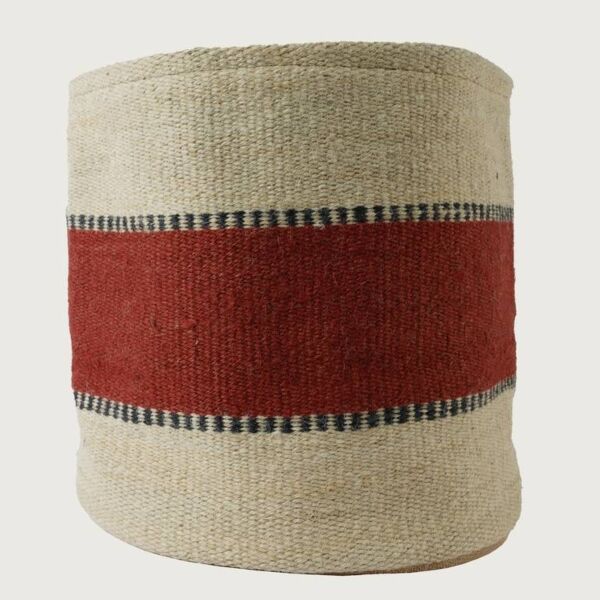 سلة خيش ماجيستي - بيج و متعدد الألوان