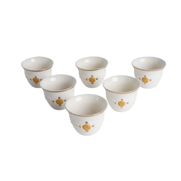 طقم فنجان قهوة سعودية 6 قطع - سكوالو