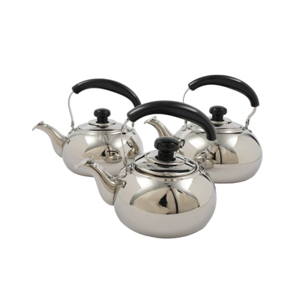 طقم ابريق صيني سكوالو لينكو - فضي