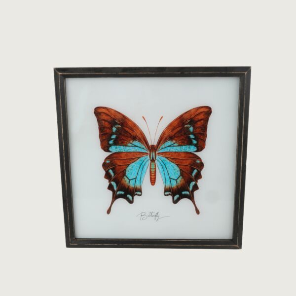 لوحة مع برواز لطائر التدرج 