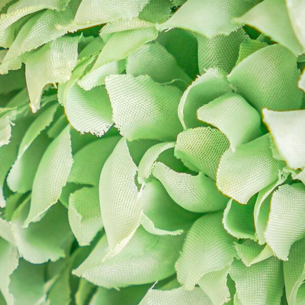 باقة ورد صناعي - رهشان - اخضر فاتح - 12 قطعة