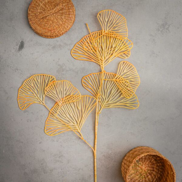 فروع صناعية سوناتا - أصفر - 12 قطعة