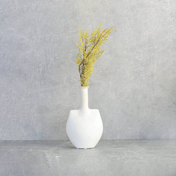 فرع نبتة شيح مكنسي - اصفر - 12 قطعة