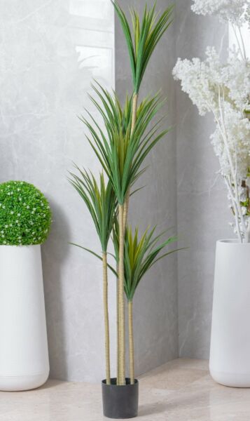 شجرة صناعية أرضية كوادرو  -  اخضر ومتعدد الالوان