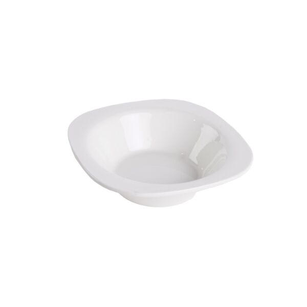 زبدية بورسلان 16 سم - ابيض