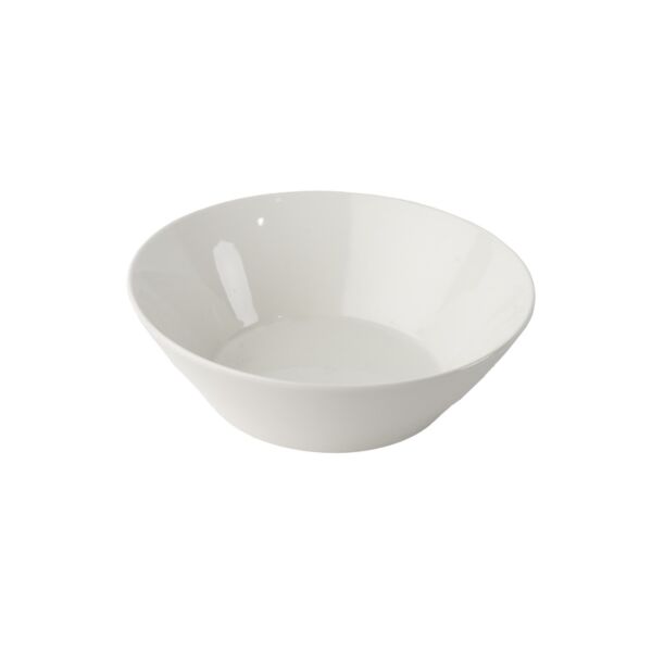 زبدية بورسلان 20 سم - ابيض