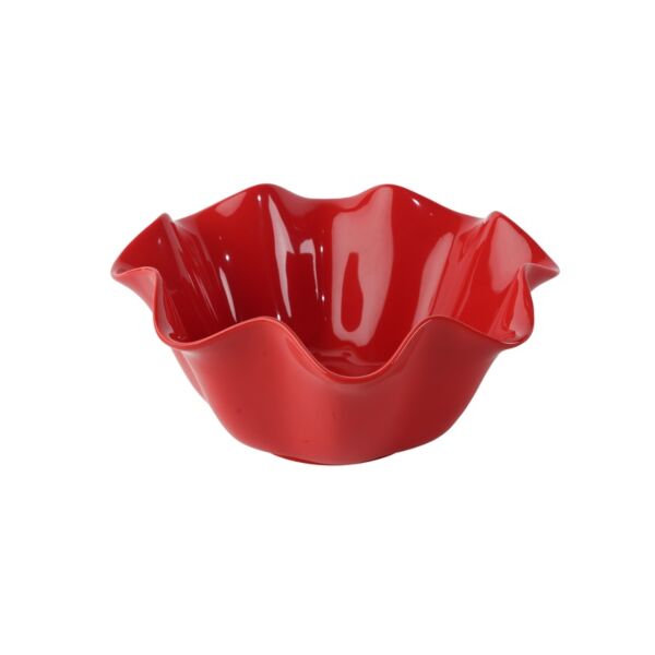 وعاء تقديم سومان بورسلان - أحمر