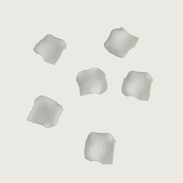 بتلات ورد رونا صناعية - سكري - 12 قطعة