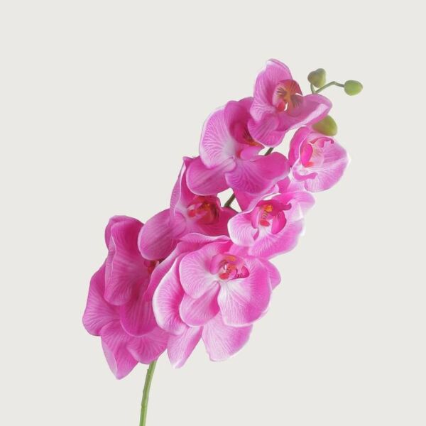 غصن زهرة أوركيد صناعي 100 سم - وردي