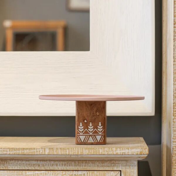 طبق تقديم وردي