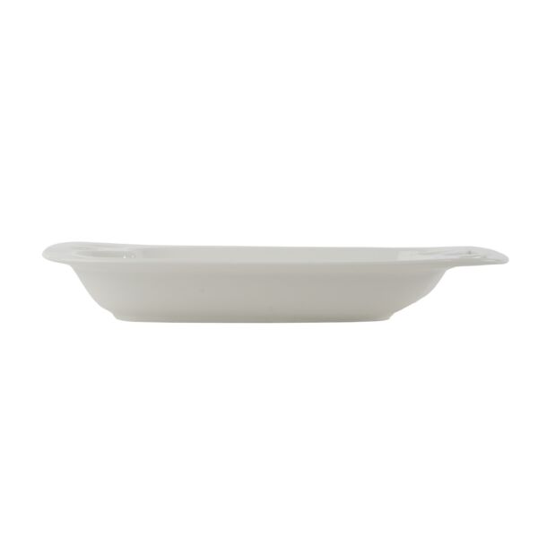 طبق تقديم مميز من البورسلان الابيض