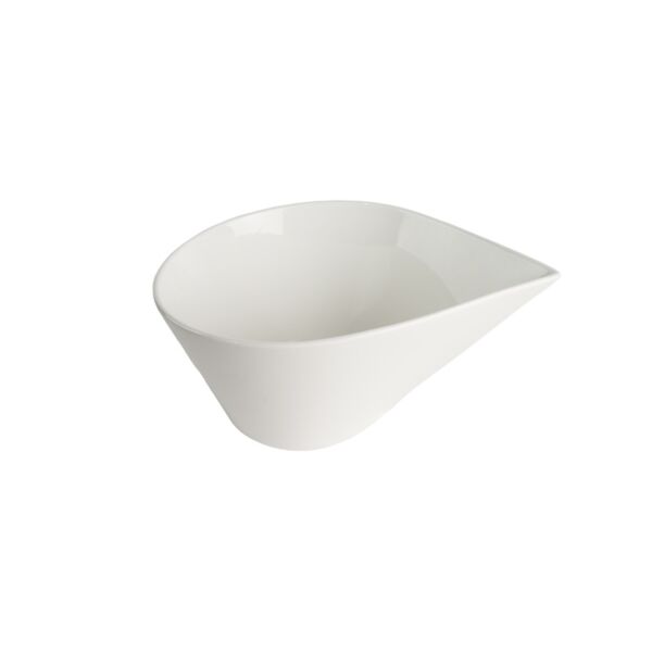 وعاء تقديم سبارتو بورسلان - أبيض