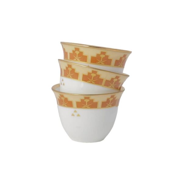 طقم فناجين قهوة عربية هارمي - ذهبي