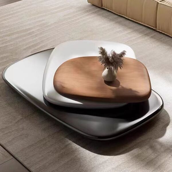 طاولة قهوة رينول - بني ومتعدد الالوان