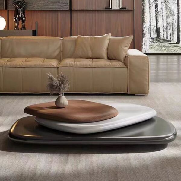 طاولة قهوة رينول - بني ومتعدد الالوان