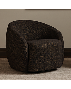 Raymond Swivel Chair - Black and Yellow