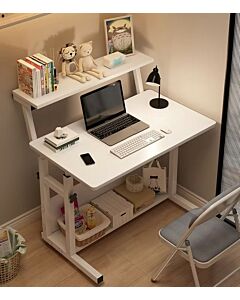 طاولة مكتب كوني صغيرة برفين - أبيض