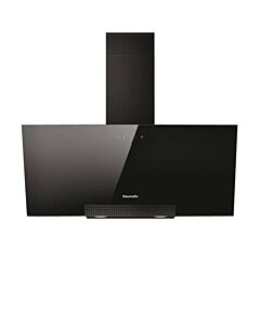 شفاط باوماتيك جداري بقوة شفط 900 متر مكعب مع تحكم باللمس - زجاج أسود