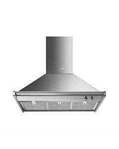 شفاط سميج 90سم هرمى جداري - ستانلس ستيل