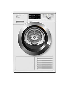 نشافة ميلي 60 سم تحميل أمامي بمضخة حرارية سعة 9 كجم خاصية الانتهاء بالبخار والاتصال بالوايفاي - أبيض