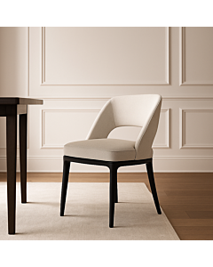 Wok dining chair - beige