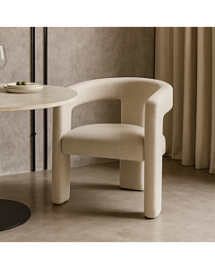 Single chair - beige