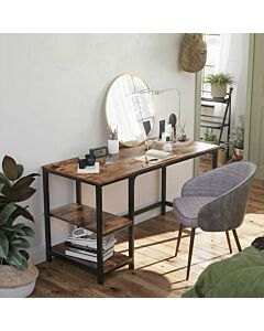 Large liberal office table - brown and black