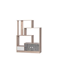 وحدة تخزين مدخل رفوف وأدراج كتب بوناي - بيج ومتعدد الالوان