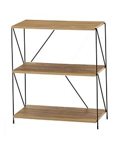 وحدة رفوف لوسي خشب ماليزي 3 ادوار  متعددة الإستخدام - خشبي 