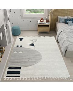 Kids Carpet Firat 200x300 cm - Cream and Multicolore