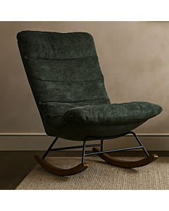 Medonna Rocking Recliner Chair - Green