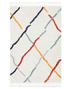 سجادة كونيش - 160x230 سم - كريمي وعدة ألوان