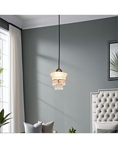 Belish 7W Crystal Pendant Light - Gold