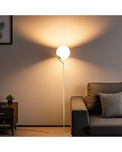 Modern Floor Lamp 160 cm Sino - Gold and White