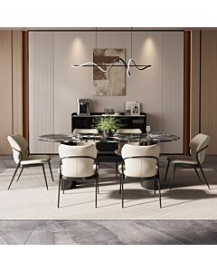 Renai dining without chairs