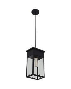 إضاءة معلقة شكل فانوس - أسود