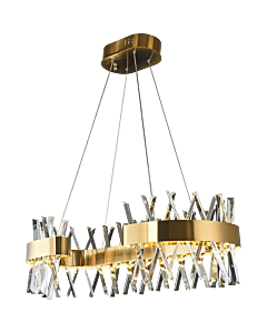 ثريا مودرن مستطيل80X35 سم مع 3اضاءات