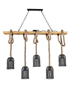 Aras 5-Rope Pendant Light