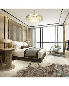 ثريا همر كلاسيكية مميزة - 3 إضاءات - فضي