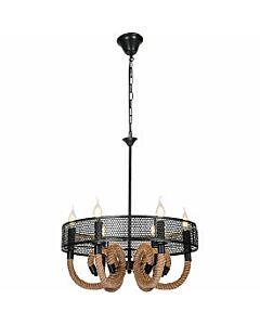 ثريا علاقي مودرن حبال هاترا - اسود