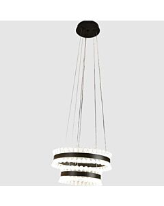 ثريا علاقي مودرن اسود 3 اضاءات قطر 40X28 سم همر