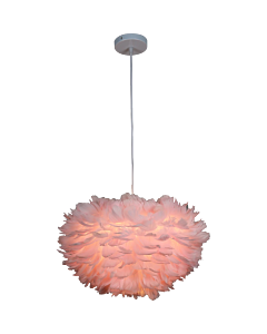 ثريا علاقي مودرن ريش وردي قطر40 سم