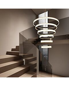 ثريا علاقي مودرن 3 حلقات 350 واط - فضي