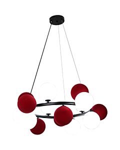 Hanging Light - Red And White