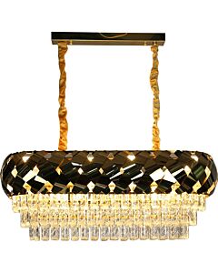 انارة معلقة ذهبي E14x10L مقاس 80x30 سم