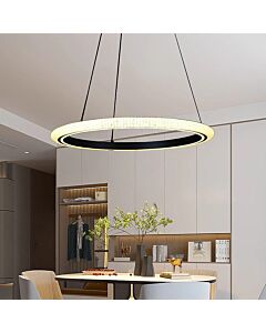 Silver Pendant Light - Black