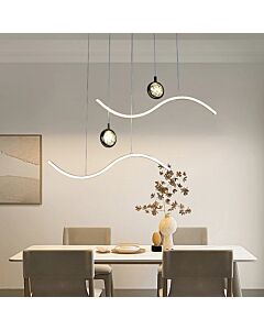 اضاءة معلقة مودرن لون الانارة 3 اضاءات 85 واط - أبيض