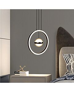 اضاءة معلقة مودرن لون الانارة 3 اضاءات 48 واط جيراي - أسود