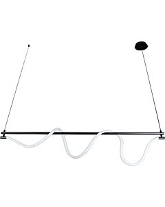 ثريا علاقي مودرن لون الانارة اصفر 36 واط - اسود